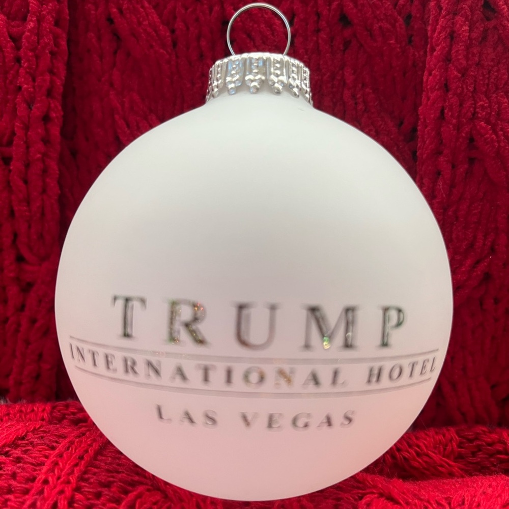 White and Gold Glass Ball Ornaments